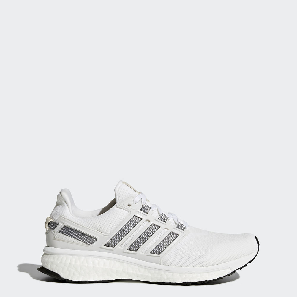 Adidas Energy Boost 3 - παπουτσια για τρεξιμο ανδρικα - Ασπρα/Γκρι/Ασπρα,Μέγεθος: EU 36 – 54 2/3 (63